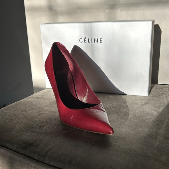Celine Bordeaux pumps - Picture 8 of 9